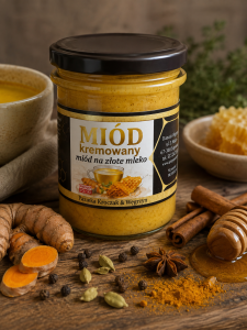 Miód na ZŁOTE MLEKO 420g