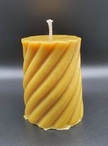 Świeczka z wosku- walec spiralny