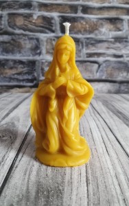 Świeczka z wosku Maryja